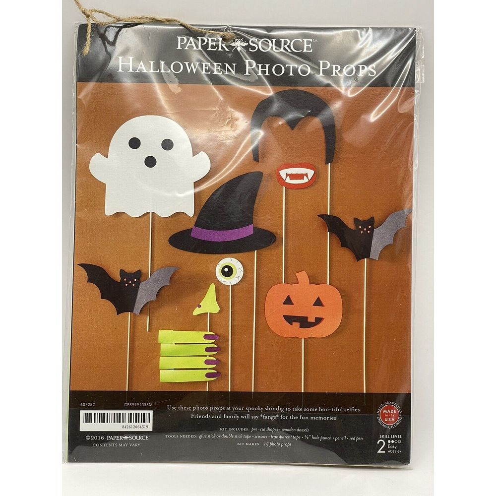 Paper Source Assorted‎ Halloween Photo Props Makes 15